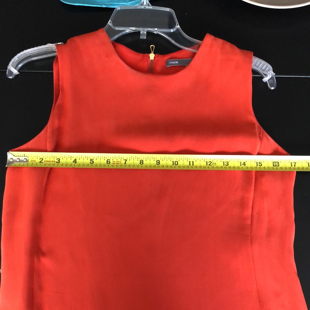 Vince Sleeveless Orange Dress - Picture 9 of 10